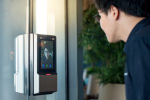Face recognition access control. Biometric access control.
